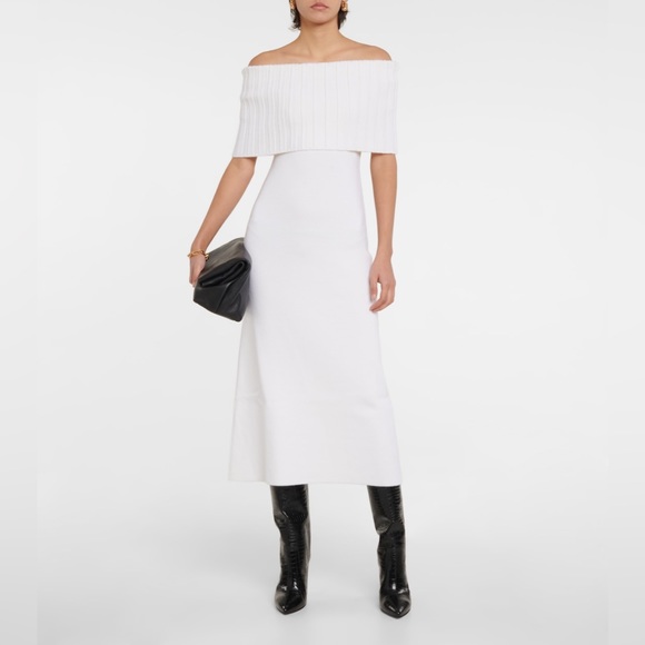 SAFIYAA RISETTE IVORY MIDI DRESS - Picture 9 of 9